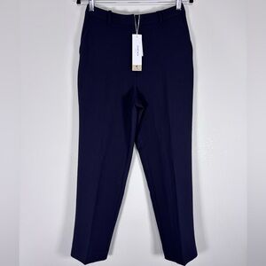 Ever New Gwyneth Tapered Pants True Navy Suit Size 4 NWT